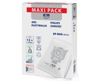 Akcesoria do odkurzaczy K M WORKI EP-BAG MICRO 12szt do ELECTROLUX/PHILIPS